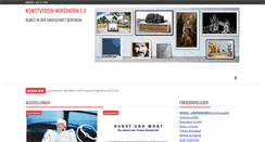 Desktop Screenshot of kunstverein-nordhorn.de